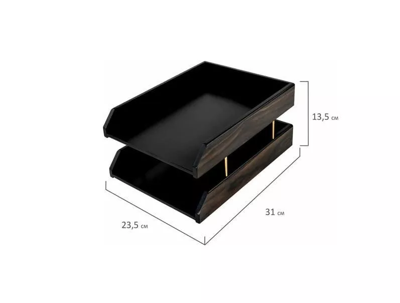 Набор настольный Galant Blackwood из дерева, 8 (9)  предметов, чёрное дерево