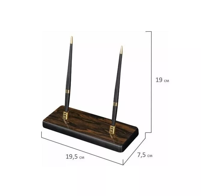 Набор настольный Galant Blackwood из дерева, 8 (9)  предметов, чёрное дерево